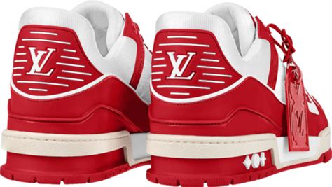 louis vuitton sneakers white and red|louis v sneakers.